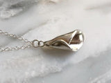 Calla Lily Wedding Necklace | Silver Sculptor