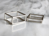 Modern Cube Stacking Ring | Silver Sculptor