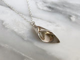 Calla Lily Wedding Necklace | Silver Sculptor