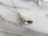 Calla Lily Wedding Necklace | Silver Sculptor