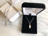 Calla Lily Wedding Necklace | Silver Sculptor