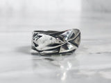 Silver Draped Ring | Silver Sculptor