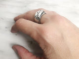 Silver Draped Ring | Silver Sculptor