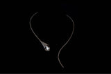 Calla Lily Choker Necklace | Silver Sculptor