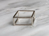 Modern Cube Stacking Ring | Silver Sculptor