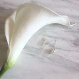 Calla Lily Earrings | Silver Sculptor